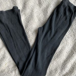 Urban Outfitters waffle knit flare pants